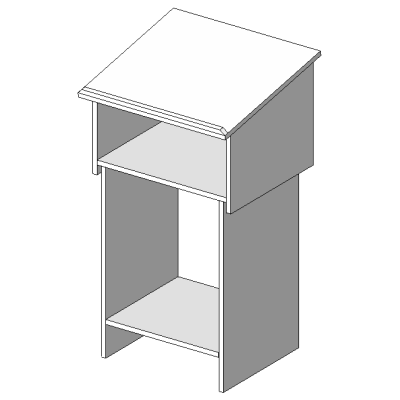Simple Wooden Nightstand