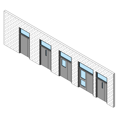 Adjustable Hollow Metal Door for CMU Wall-Revised