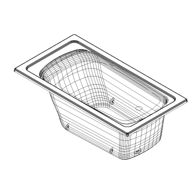 Elegant Whirlpool Bathtub