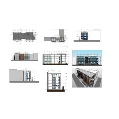 5-level office buildings in revit 2017
