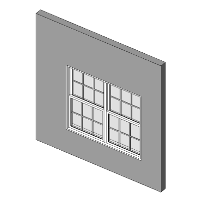 Double - Double Hung - Grid - 5 Piece Trim 6508