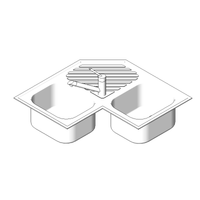 Corner Kitchen Sink Design