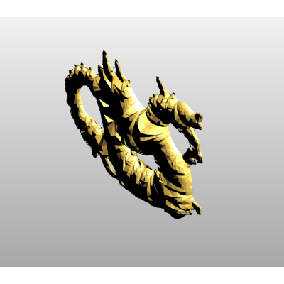 Majestic Dragon Sculpture