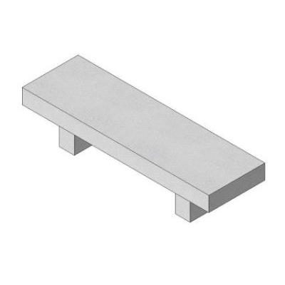 Concrete bank for foreign