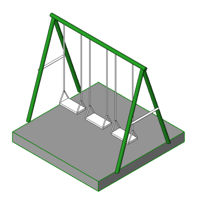 Swing Set for Playground
