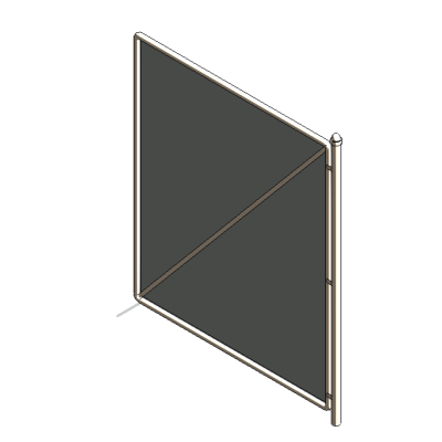 Fence Temp Chainlink Gate-Single