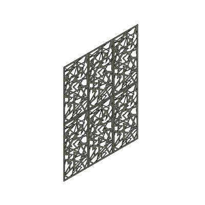 Contemporary Geometric Facade Panel