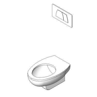 Wc  2 with concealed cistern
