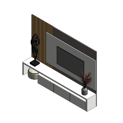 Sleek TV Console