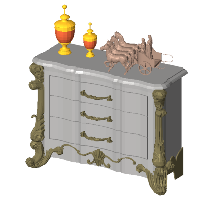 Spacious Storage Desk
