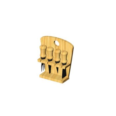 Wall-Mounted Knife Holder
