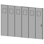 Revit Door Families: Your Free and Parametric Library for 2026 9 Garage coulissante