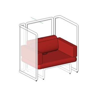Contemporary Metal Armchair