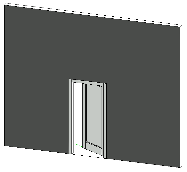 Office interior parametric door 06