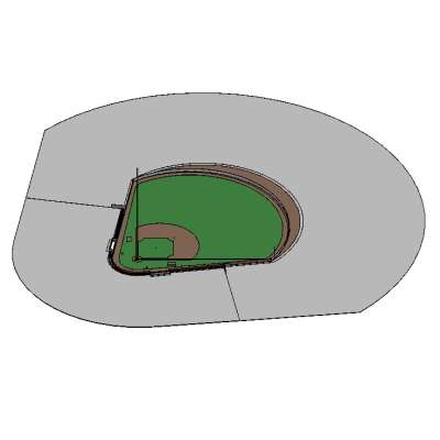 Versatile Sports Court 5 Baseball field