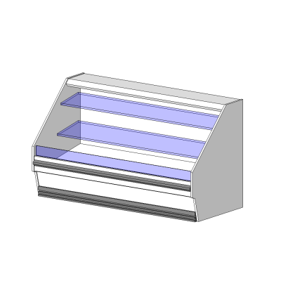 Display Rack with Shelves