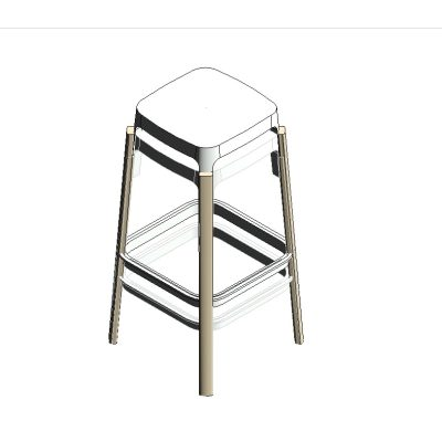 Mixed Material Stool