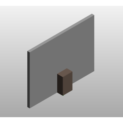 Simple Door with Built-in Shelves