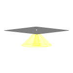 Ceiling-Mounted Spotlight