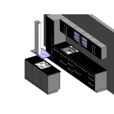 Kitchen furniture to be used in revit