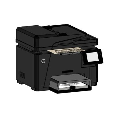 Office Workstation Setup 8 HP Color LaserJet Pro multifunction printer