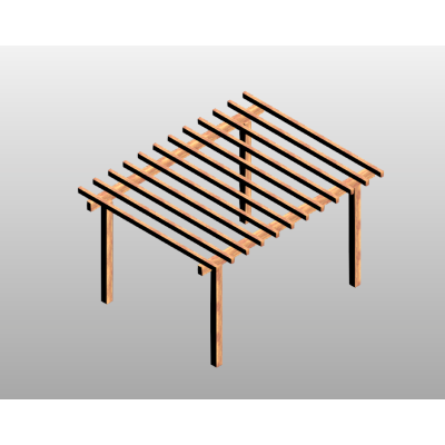 Modern Outdoor Lounge with Pergola 15 Wooden Pergola