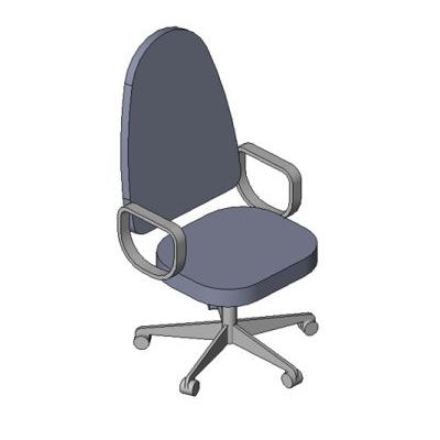 Office chair high back swivel with arms