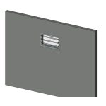 Louvered glass window parametric