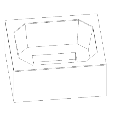 Hexagonal Jacuzzi Tub