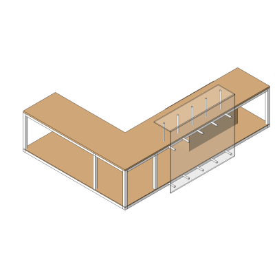 Reception counter