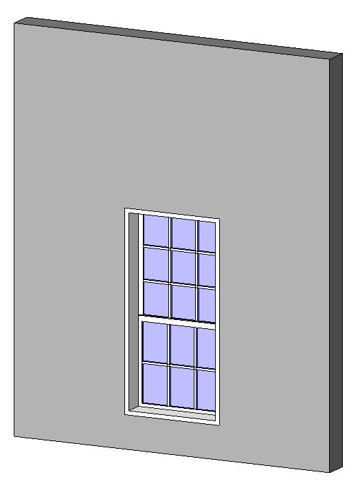 96 Lite Window with Shutters 3850