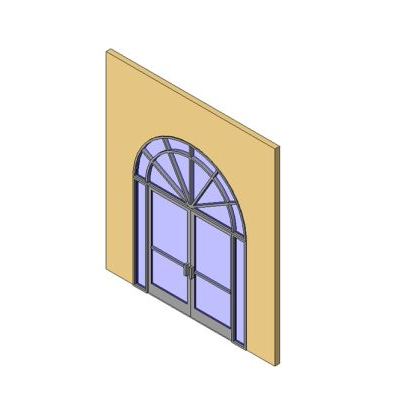Glass panel door with 5 modern panes 3 Arched double door with detailed fanlight