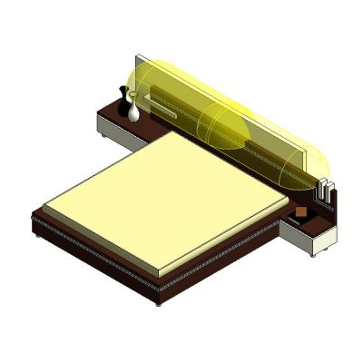 Modern Double Bed Set
