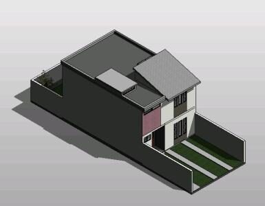 Architect modeling house. williams garcia