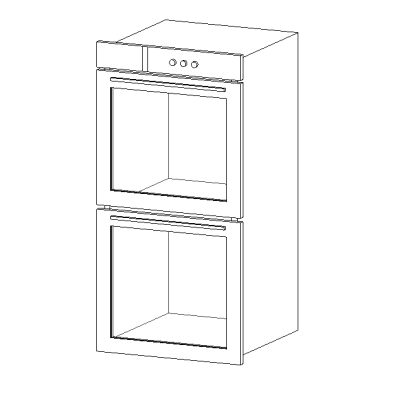 Sleek Double Wall Oven