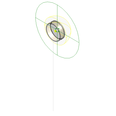 M Wall light - Flat round