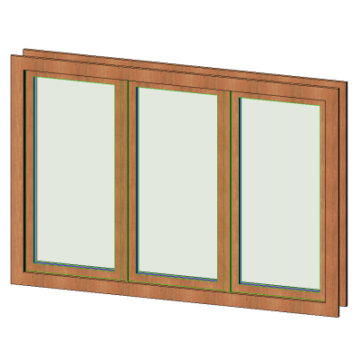 Casement-Triple w Trim