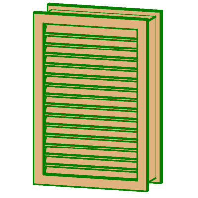 M Louvers with Trim