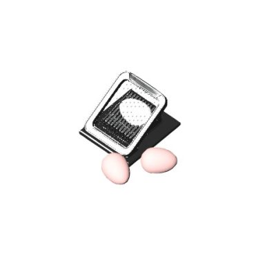 Egg Slicer with Eggs