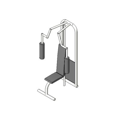 Pectoral machine with modern arm pads