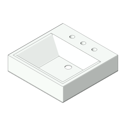 Modern Square Vanity