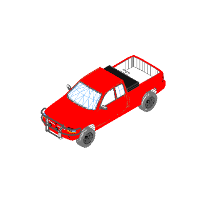 Red Pickup Truck