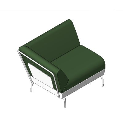 Right Green Sofa Unit
