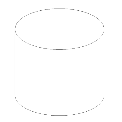 Minimalist Cylindrical Table