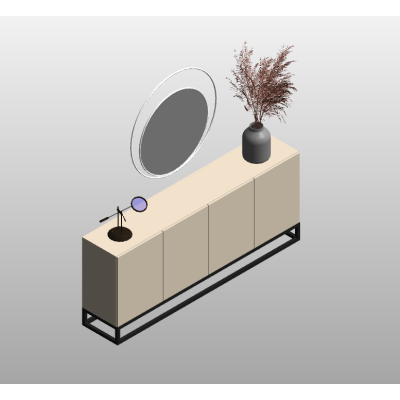 Vanity Unit with Mirror