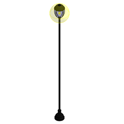 Exterior Pole Light