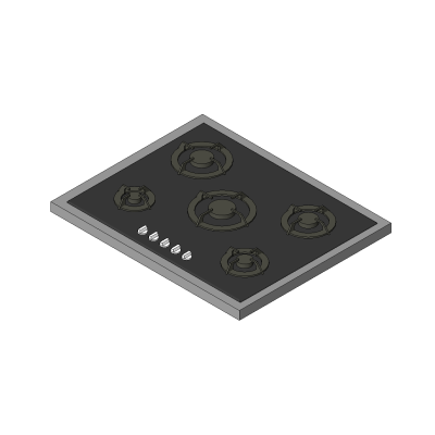 Five-Burner Cooktop
