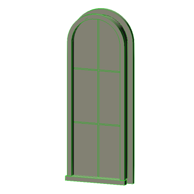 Fixed Round Top Window