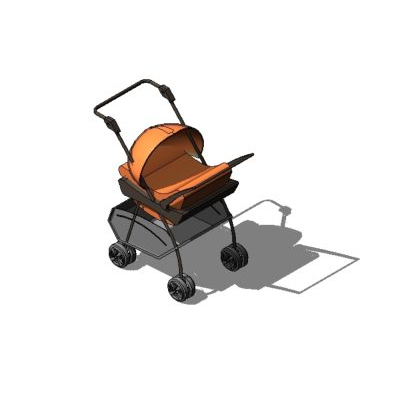 Revit 2016 baby stroller block