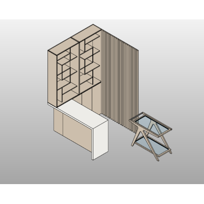 Integrated Storage Wardrobe